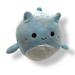 Squishmallows Lune Loch Ness‎ Monster Stuffed Animal Plush Toy Blue Fish 8” 2023